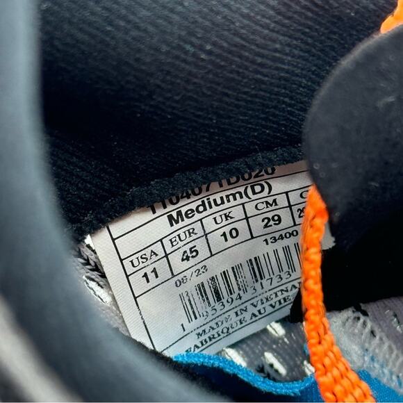 Brooks Hyperion Grey Atomic Blue Scarlet Road-Running Sneakers Men’s Size 11 - Picture 7 of 8